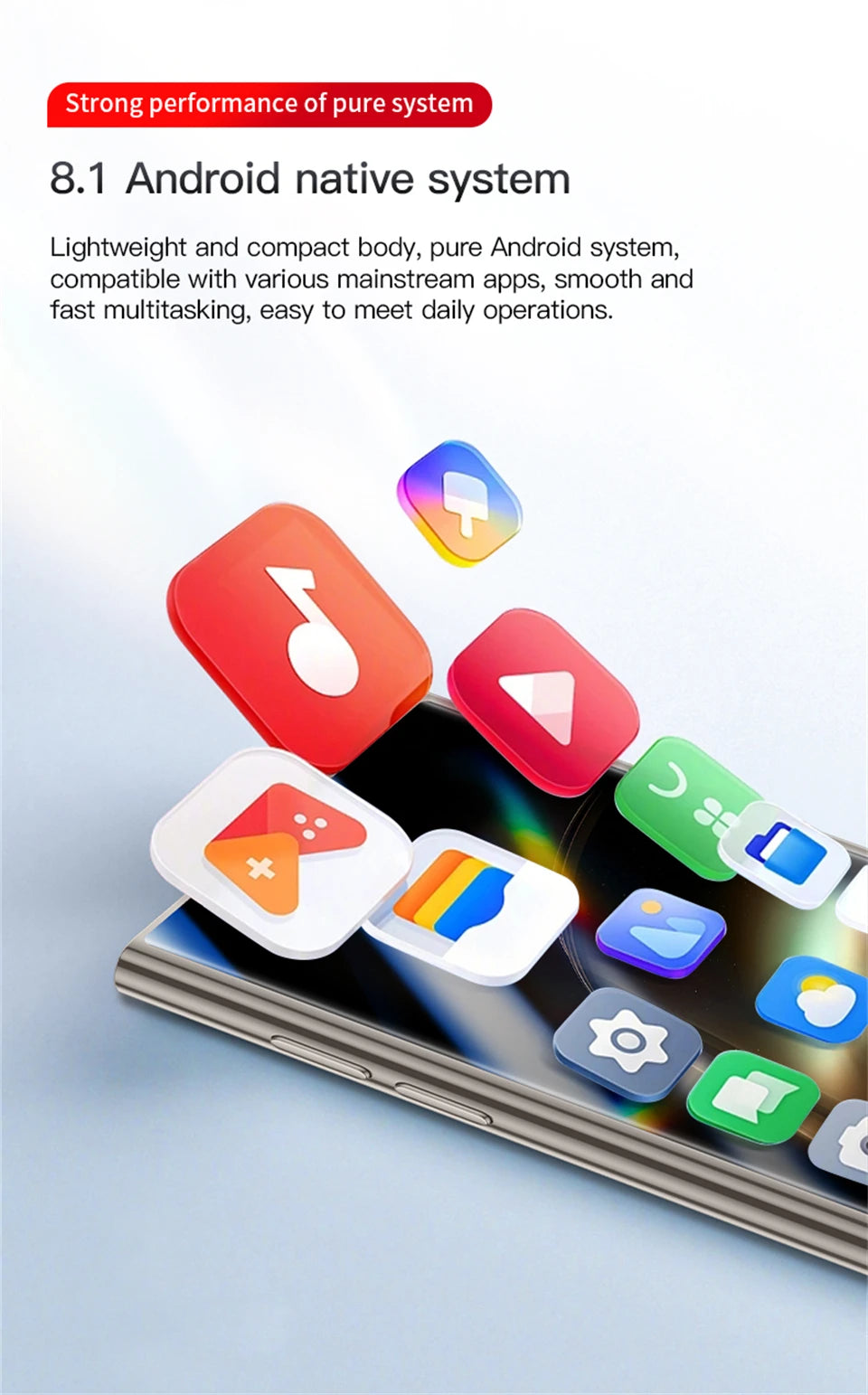 SOYES S24 Pro Max 4G Version 3.0 Inch Android8.1 Smartphone 2GB RAM 16GB ROM Dual SIM Standby 2500mAh Compact Mobile Phone - AMULET RING STORE