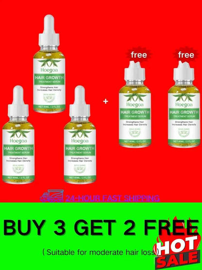 Fast Hair Growth Oil Africa Crazy Traction Alopecia Serum Anti Hair Break Thicken Hair Loss Treatment Spray For Man Women 60ML