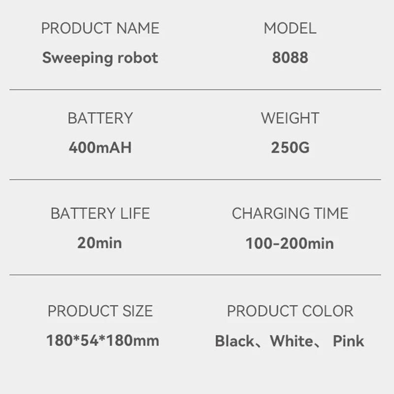 Xiaomi MIJIA 3-in-1 Smart Sweep Robot Suction Power Fully Automatic Home Cleaning Machine 로봇청소기 USB Charge Smart Cleaner - AMULET RING STORE