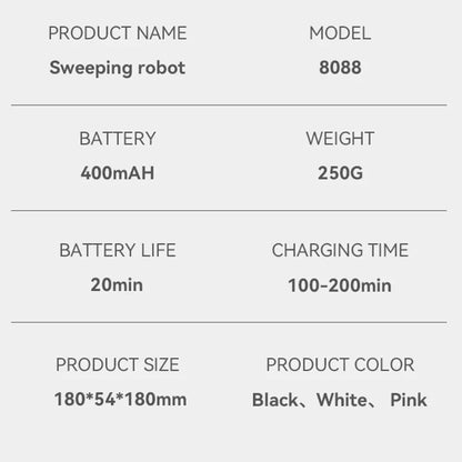 Xiaomi MIJIA 3-in-1 Smart Sweep Robot Suction Power Fully Automatic Home Cleaning Machine 로봇청소기 USB Charge Smart Cleaner - AMULET RING STORE