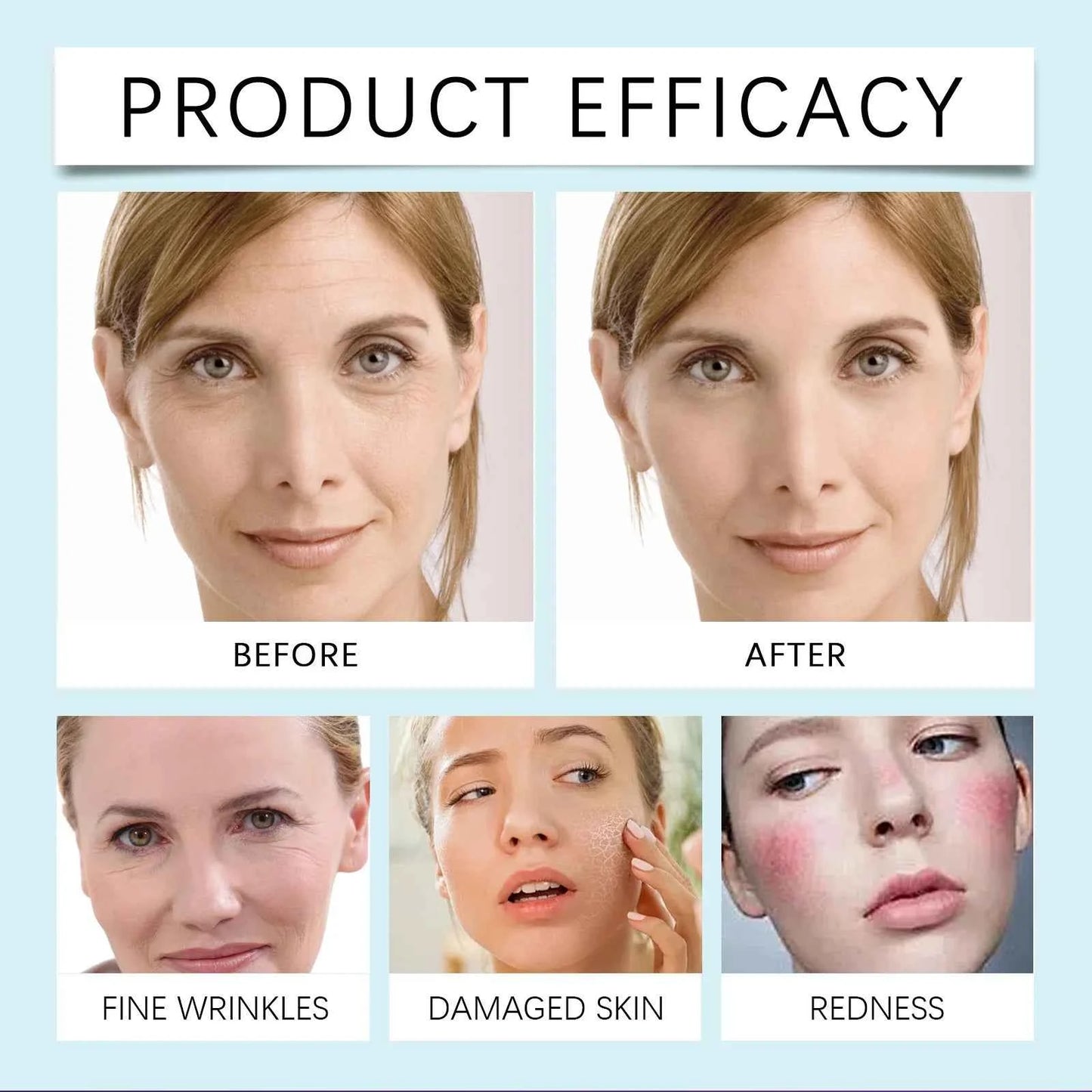 Line Reducing Firming Facial Serum Moisturizing Brightening Vitamin B5 Hyaluronic Acid Facial Serum Pore Tightening Skincare