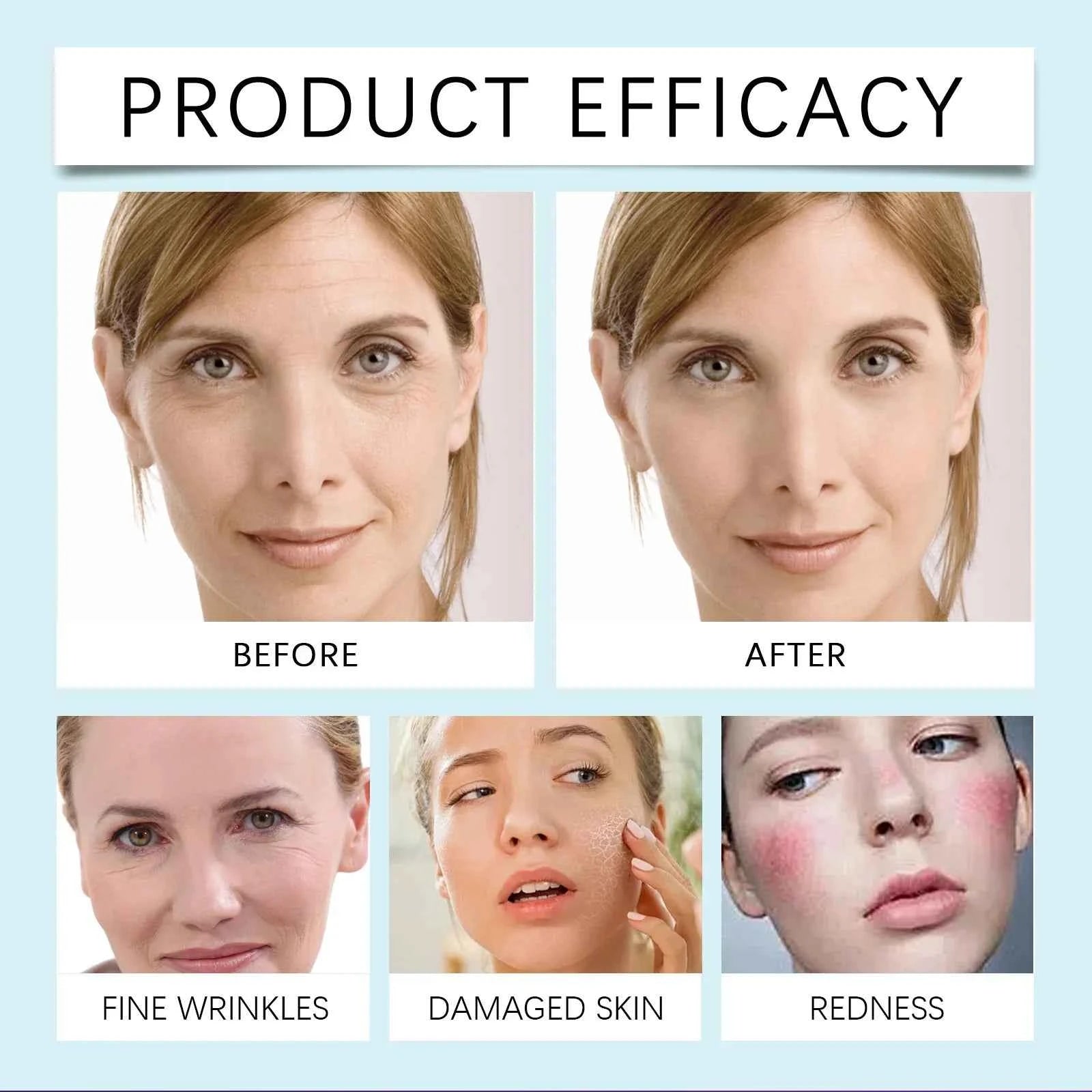 Line Reducing Firming Facial Serum Moisturizing Brightening Vitamin B5 Hyaluronic Acid Facial Serum Pore Tightening Skincare