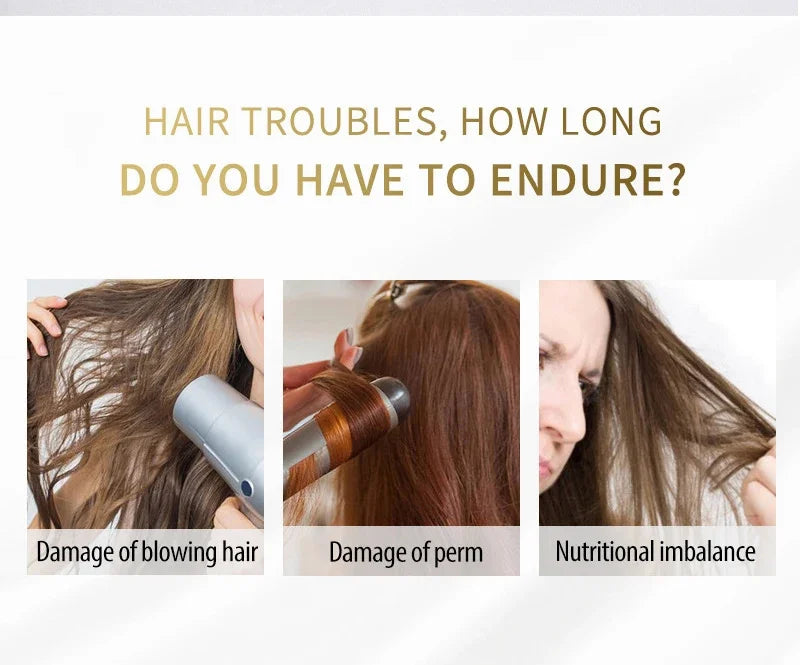 Magical Keratin Hair Mask 5 Seconds Repair Damaged Frizzy Hair Soft Smooth Shiny Nutrition Deep Moisturize Nourishing Hair Care - AMULET RING STORE