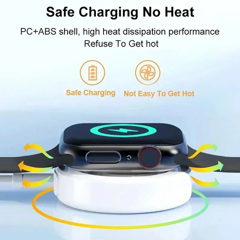 Magnetic Wireless Charger For Apple Watch Series 10 9 8 7 6 Ultra 2 SE Fast Charging Accessories For Watch 10 9 8 7 6 5 Charger