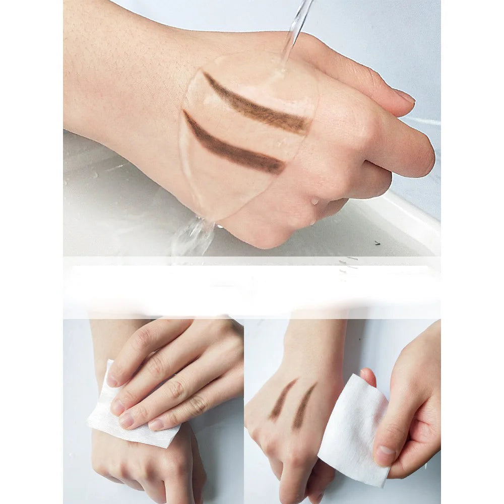 BEAUTY GLAZED Double end Eyebrow Pencil Makeup Tint Natural Long Lasting Paint Stamp Eyeliner Eyebrow Waterproof Cosmetics - AMULET RING STORE