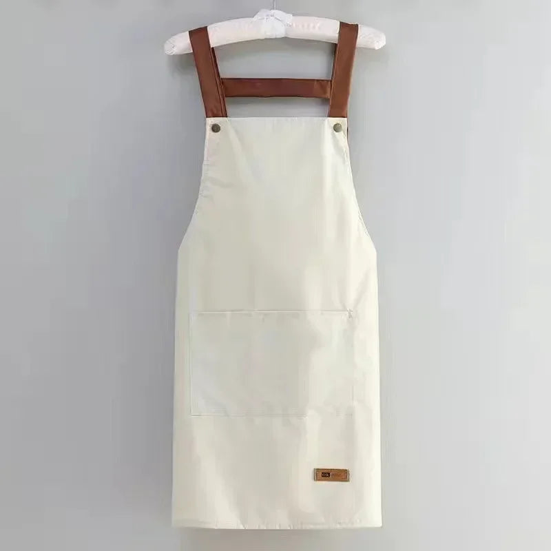 Waterproof and antifouling large pocket hotel restaurant coffee shop Western food Western pastry work clothes apron - AMULET RING STORE