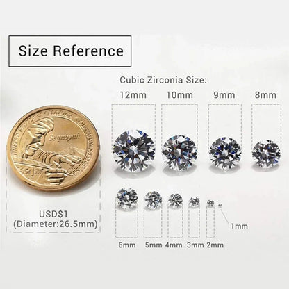 Size 2x3mm-13x18mm 5A Oval Shape White Cubic Zirconia Stone Loose CZ Stones Synthetic Gemstone For Jewelry Making - AMULET RING STORE