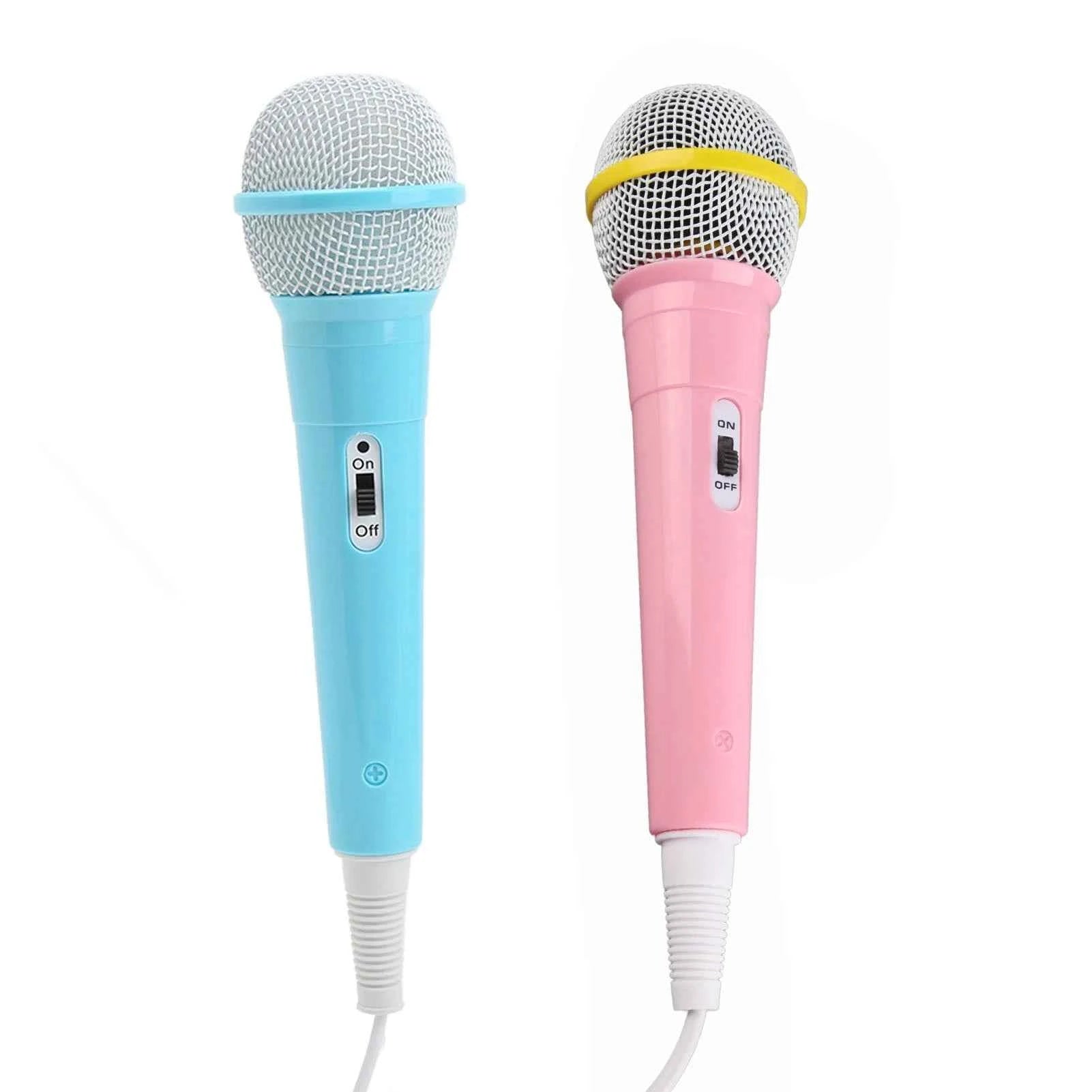 Child Singing Mic 3.5mm Plug Educational Low Distortion Clear Sound Kids Wired Microphone for Karaoke for Musical Instrument