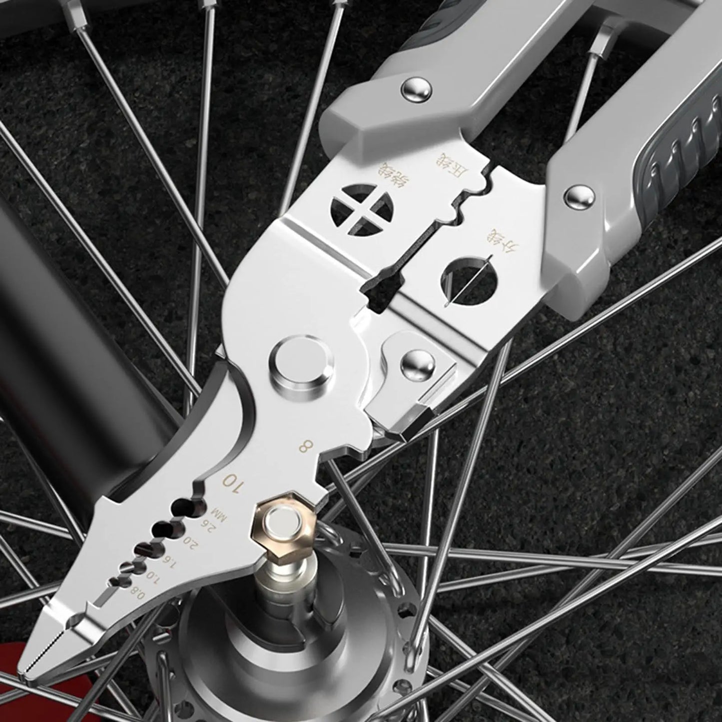 Multifunctional Electrician Pliers, 6-in-1 Wire Stripper Separator, Cutting and Crimping Tool for Cable Repair and Installation - AMULET RING STORE