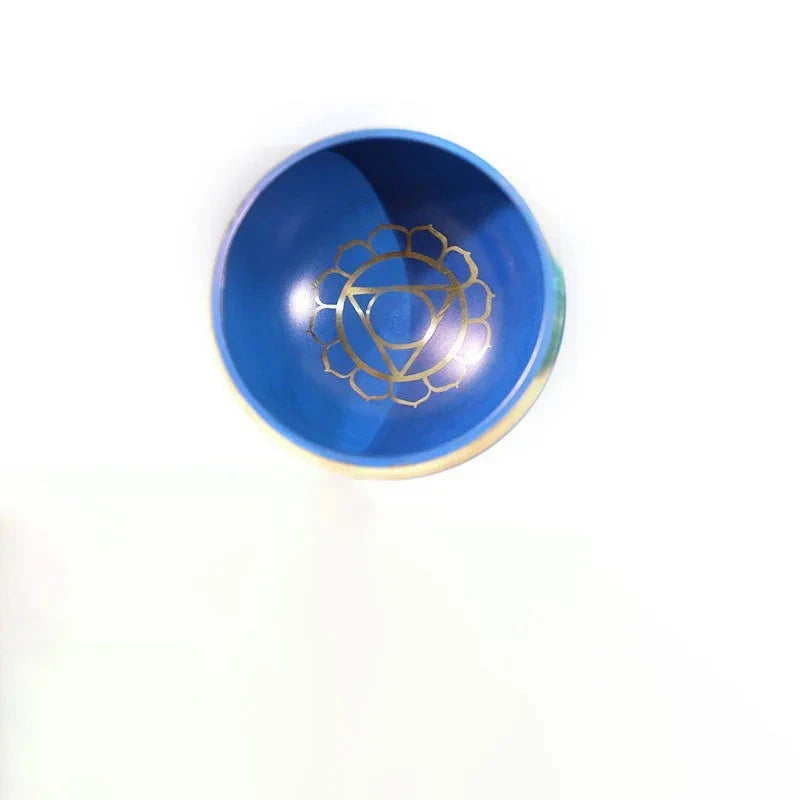 Large Tibetan Meditation Bowl Nepal Sound Quartz Bowl Yarn Saucepan Singing Shaving Copper Decorative Healing Instrument Sing - AMULET RING STORE