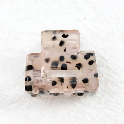 Bgffuy Leopard Korea Acetate Hollow Colorful Mini Hair Claws Crab Hair Clips for Child Girls Hairpins Hair Accessories Barrettes