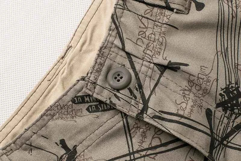 2025 Summner Fashion Cotton Mens Cargo Shorts Camouflage Male Shorts Multi-Pocket Casual Camo Outdoors Tolling Homme Short Pants