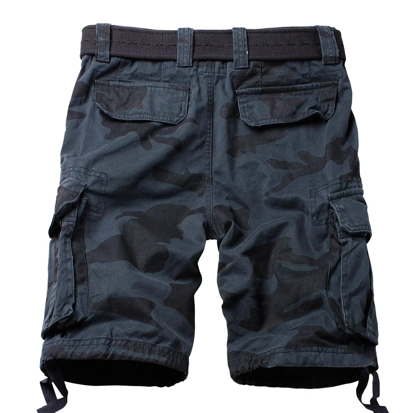 Men's Camo Cargo Shorts for Men Cotton Casual Outdoor Work Relaxed Fit Shorts with Multi-Pockets (no belt)