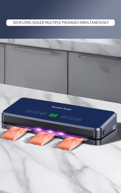 Home fully automatic vacuum sealing machine Food packaging machine Fresh preservation machine Wet and dry plastic sealing machin - AMULET RING STORE