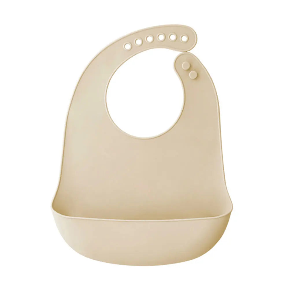 Silicone world Waterproof Silicone Bibs Baby Kids Stuff Kids Bib Aprons Girl Boy Adjustable Soft Silicone Bib Baby Feeding Stuff - AMULET RING STORE