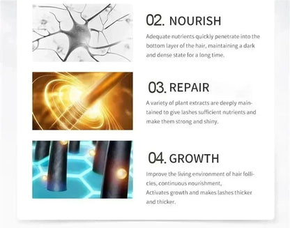 Fast Eyebrow Growth Serum Eyelash Hair Growth Anti Hairs Loss Product Prevent Baldness Fuller Thicker Lengthening Eyebrow Makeup - AMULET RING STORE