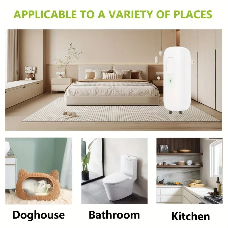 Negative Ion Purifier Purifier plug for home use to remove smoke and toilet odors Suitable for Bathroom Kitchen - AMULET RING STORE