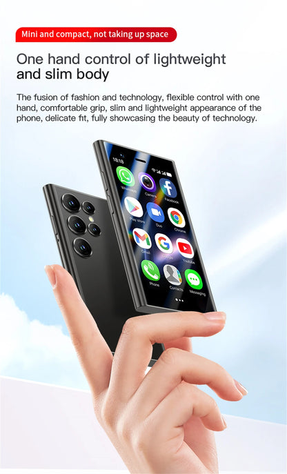 SOYES S24 Pro Max 4G Version 3.0 Inch Android8.1 Smartphone 2GB RAM 16GB ROM Dual SIM Standby 2500mAh Compact Mobile Phone - AMULET RING STORE