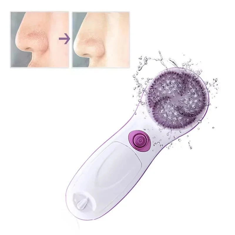 Multi-function Facial Cleansing Brush Set Vibrating Wireless Electric Face Cleansing Brush