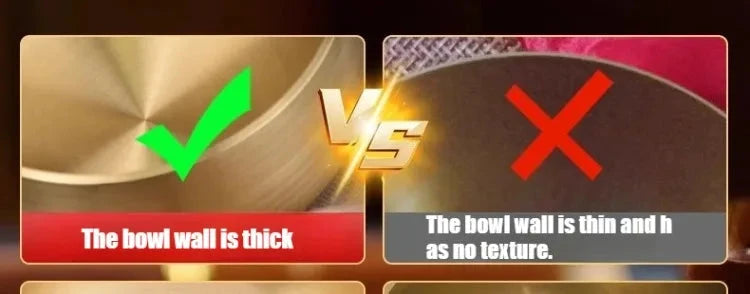 Copper Singing Bowl Buddhism Meditation Sound Healing Sound Bowls Tibetan Original Nepal Singing Bowl Yoga Musical Instruments - AMULET RING STORE