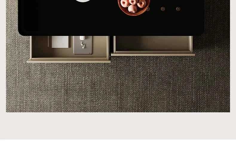 Elegant Space Saving TV Stand Eco Friendly Materials Sustainable Modern Aesthetics TV Stand Sliding Doors Living Room Furniture