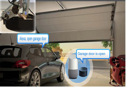 Tuya WiFi Switch Garage Door Controller Smart Door Opener Work with Alexa Google Home Smart Life Tuya APP Control No Hub Require - AMULET RING STORE