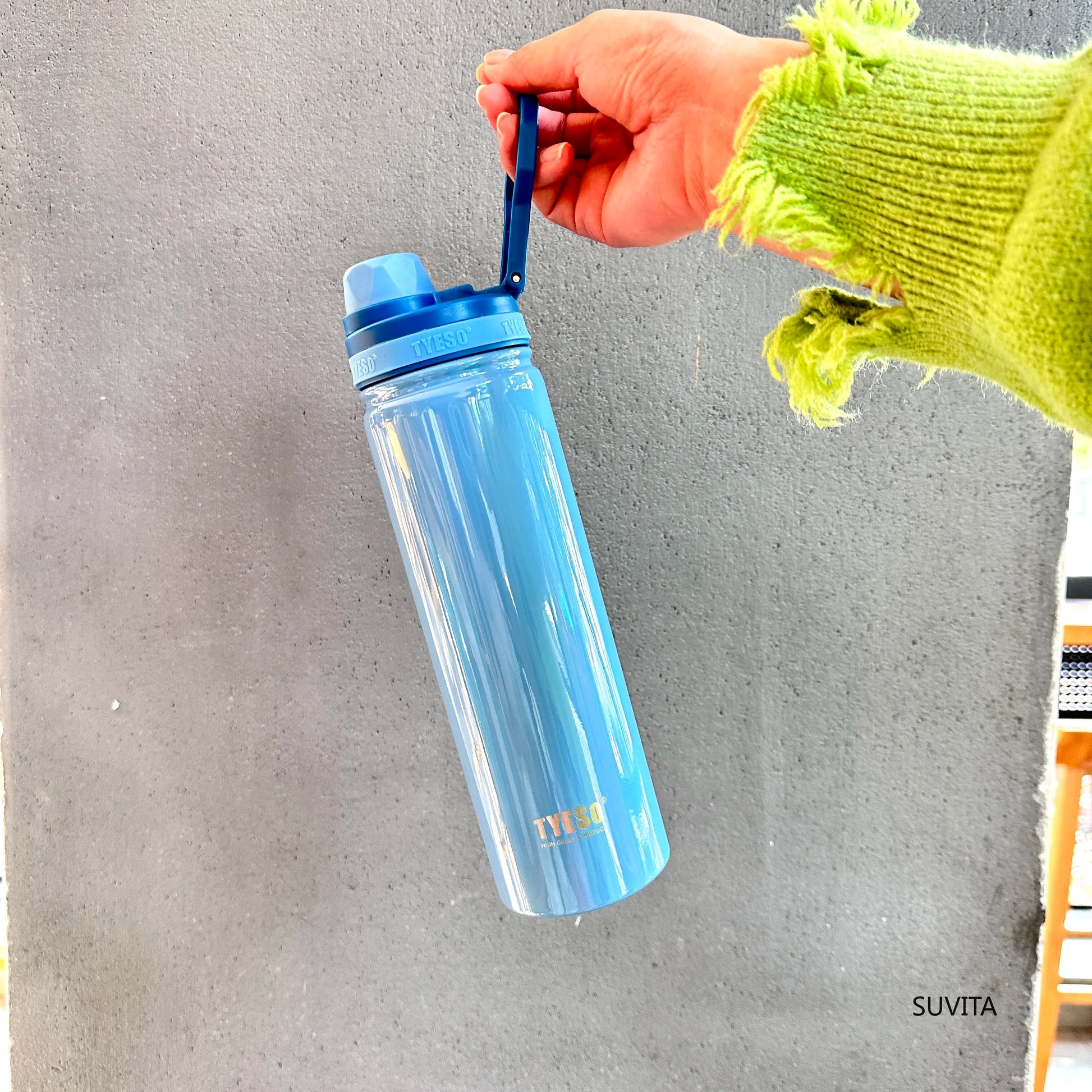 Tyeso Stainless Steel Thermos Water Bottle Portable Sport Vacuum Flask Keeps Cold and Heat Thermal Mug Insulated Car Tumbler Cup - AMULET RING STORE