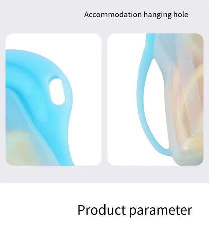 Silicone Zipper Bag,Kitchen Fresh-keeping Bags for Fruits and Vegetables,Portable Self-sealing Storage Bag for Daily Necessities - AMULET RING STORE