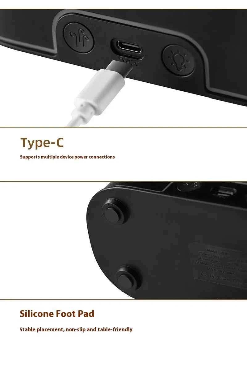 New style seven-color aromatherapy machine, bedroom essential oil aromatherapy lamp, wood grain flame humidifier, desktop cracke