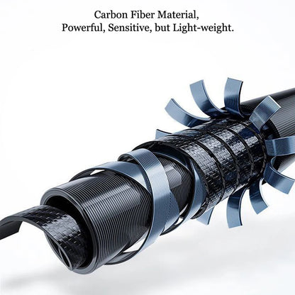 1.8m 2.1m 2.4m 2.7m Telescopic Fishing Rod Travel Spinning Casting Fishing Rod Anti Slip Portable Sea Pole for Angler - AMULET RING STORE