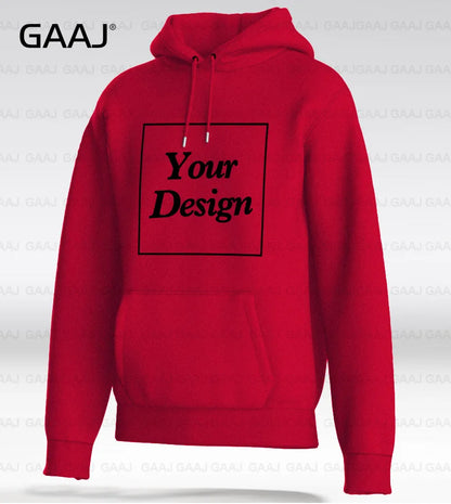 Premium Custom Cotton Hoodie Men Women,Customize Print Hoody Sweatshirt,Diy Your Own Design Photo Logo Pullover,Famliy Team Gift