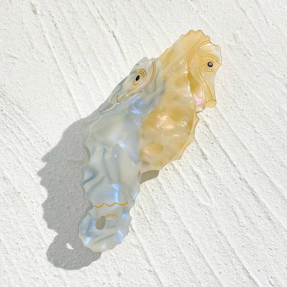 Creative Funny Acetate Tortoise Sturgeon Fish Shark Hairpin Oversize Marine Animal Barrettes Thick Hair Clip Claw Accessories - AMULET RING STORE