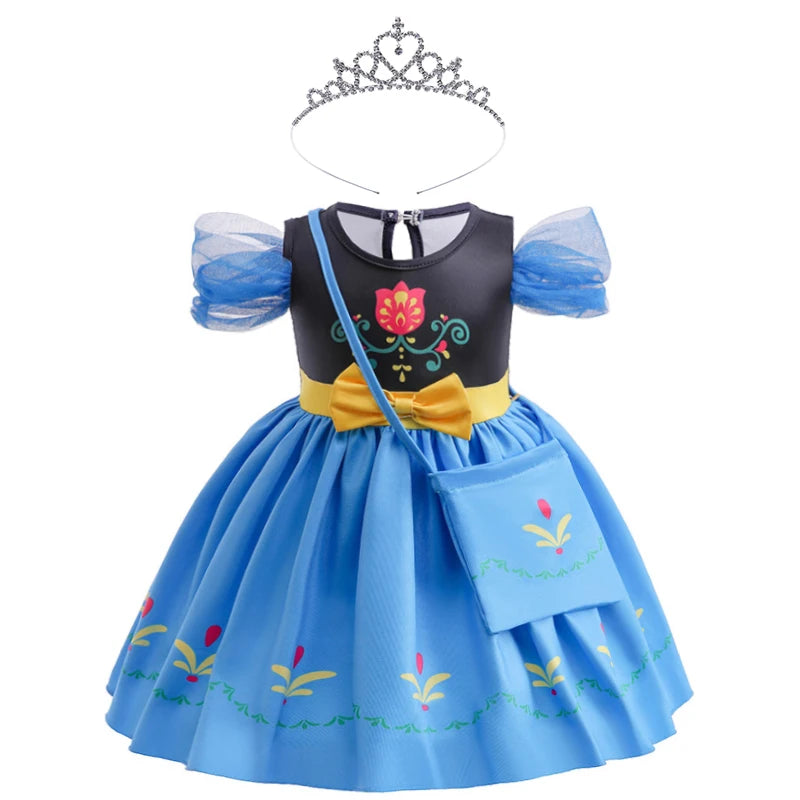 2024 Toddler Girl Princess Dress Toy Kids Clothes Christmas Halloween Woody Alice Jessie Belle Mermaid Infants Party Ball Gowns