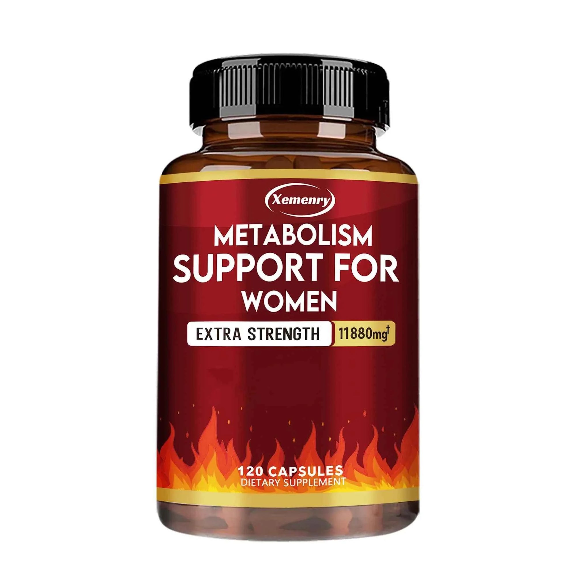 Metabolism Support for Women - Promote Fat Metabolism, Reduce Abdominal Fat, Suppress Appetite - 120 Capsules