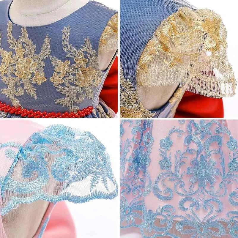 Toddler Princess Flower Dress Baby Girls Birthday Wedding Party Dresses