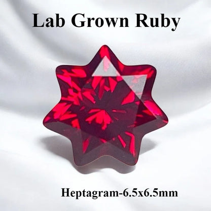 Lab Grown Ruby Pigeon Blood Red Color For Jewelry Diy Making Main Materials Selectable Certificate