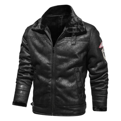 New Slim High Quality Leather Jackets Business Genuine Leather Bomber Jacket Men Real Leather Flights Jacket Black Pilot Coats