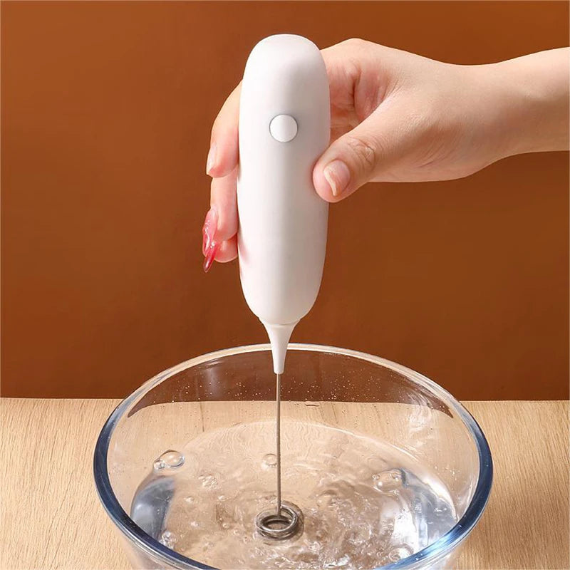 Milk Drink Coffee Whisk Mixer Electric Egg Beater Frother Foamer Mini Handle Stirrer Practical Blender Kitchen Cooking Tool - AMULET RING STORE