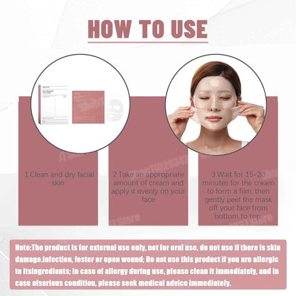 Deep Hydrating Bio Collagen Face Mask Overnight Moisturizer Pore Minimizing Refreshing Brightening Skin Care