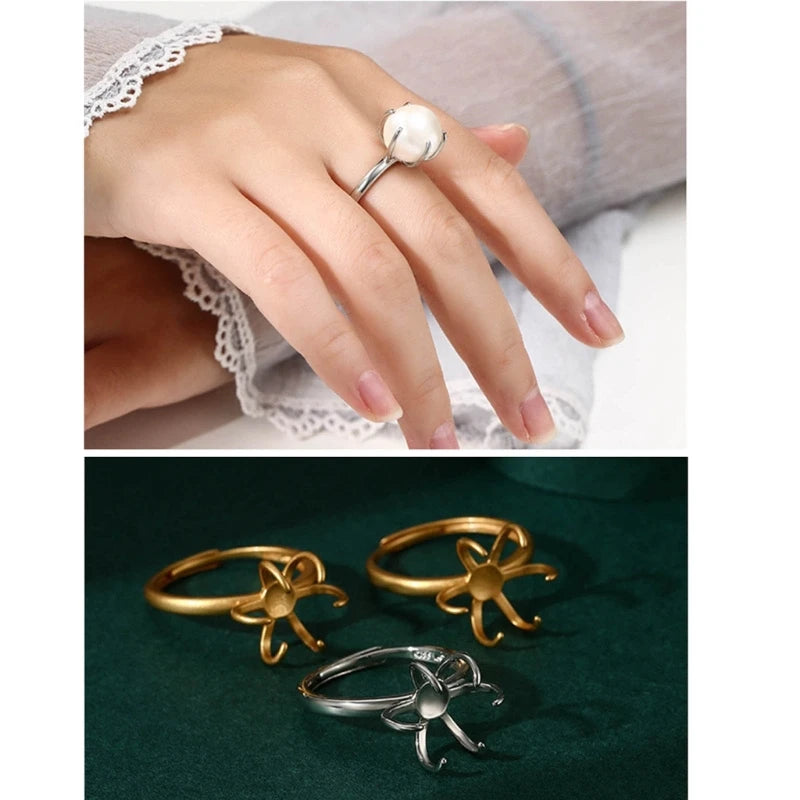 18x21 19x19mm Opening Women Rings Blank Base Heteromorphic Rings Brackets DIY Women Men Rings Setting Jewelry Making Accessory - AMULET RING STORE