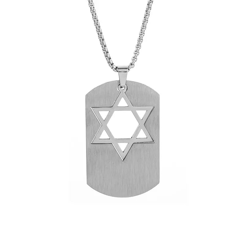 Seven Archangels Solomon Kabbalah Pendant Star of David Devil Eye Angel Seal Necklace