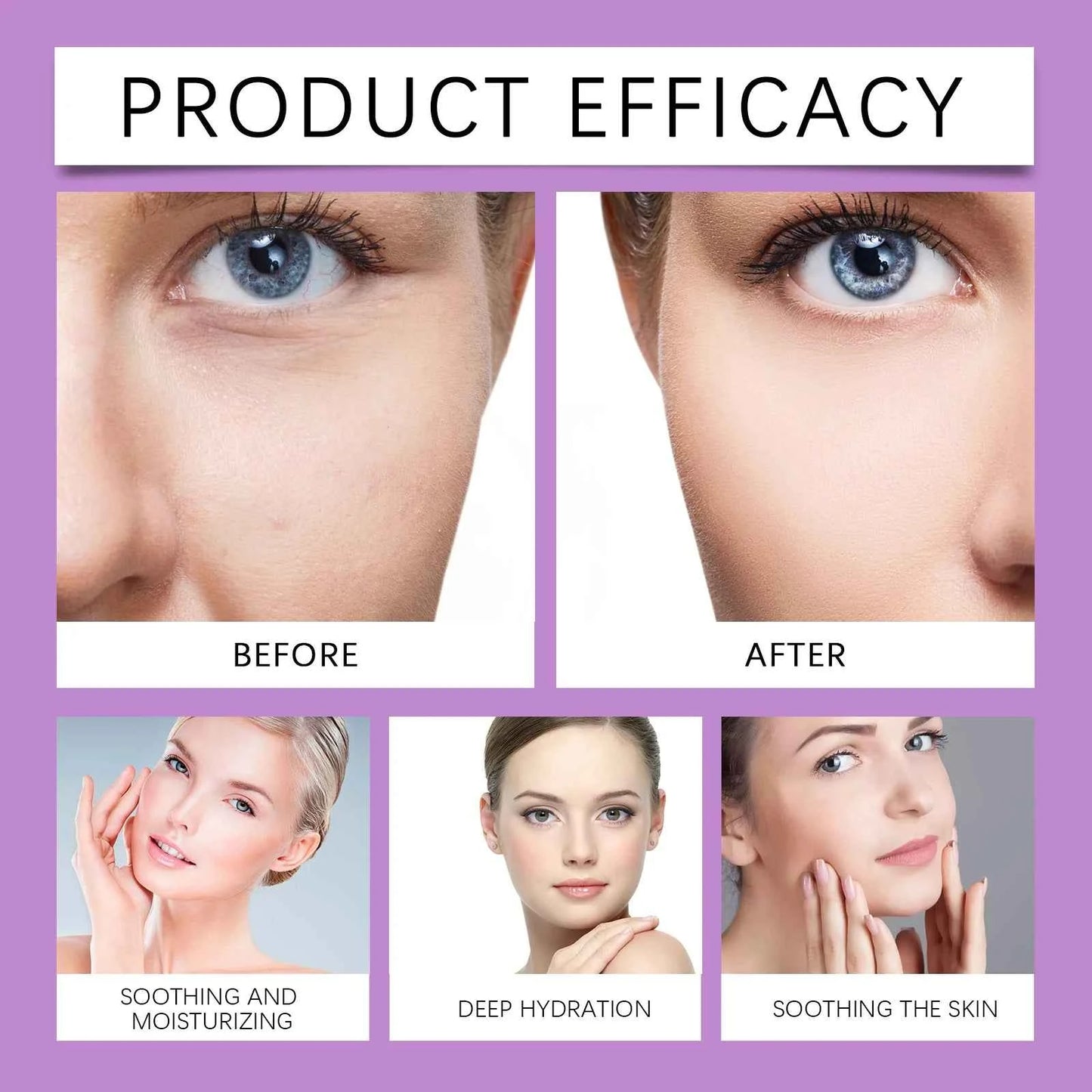 EELHOE 60ml moisturizing lotion aloe essence moisturizes, tightens, refreshes and nourishes skin without greasy facial care