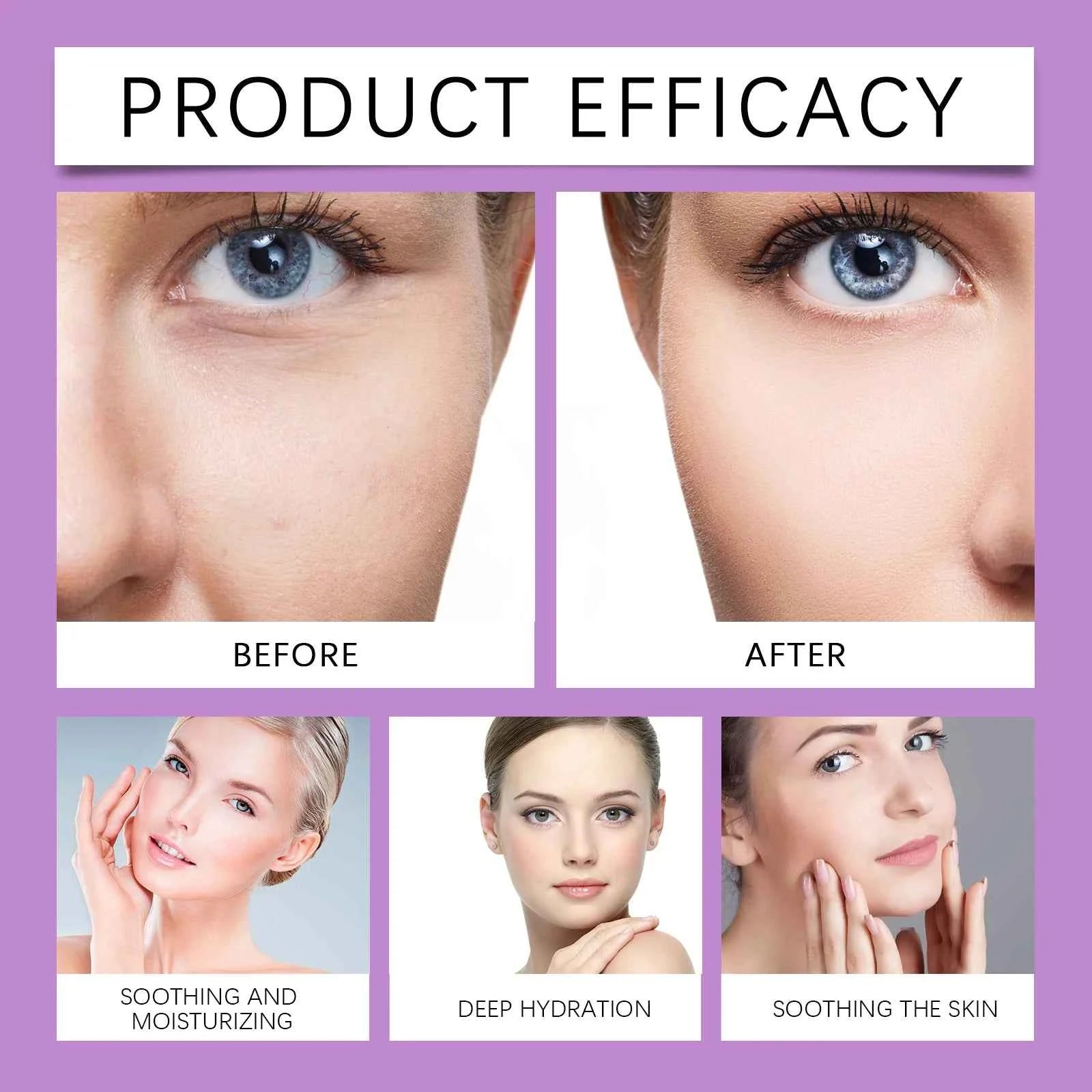 EELHOE 60ml moisturizing lotion aloe essence moisturizes, tightens, refreshes and nourishes skin without greasy facial care