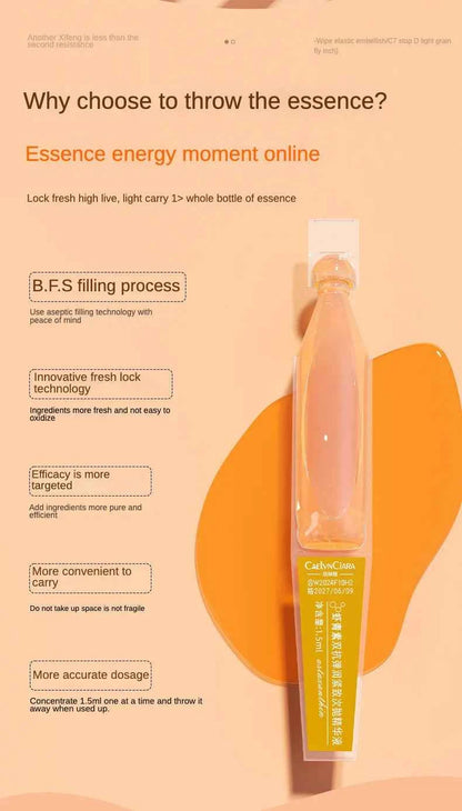 Astaxanthin Ampoule Anti Aging Face Serum Anti-aging Wrinkles Skin Brighten Whitening Hydrating Face Care Essence 30pcs/set