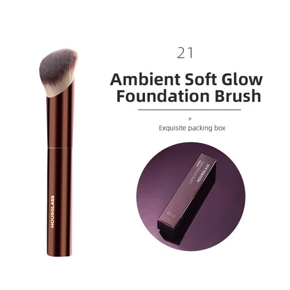 Hourglass Makeup Brushes Powder Foundation Concealer Blusher Bronzer Eye Shadow Eyebrow Eyeliner Sculpting Brush - AMULET RING STORE