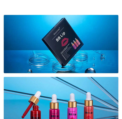 BB Lips Ampoule Serum Starter Set Semi-Permanent BB Lip Gloss Tinted Pigment Lasting Moisturizing For Lip Care Korea Glow - AMULET RING STORE