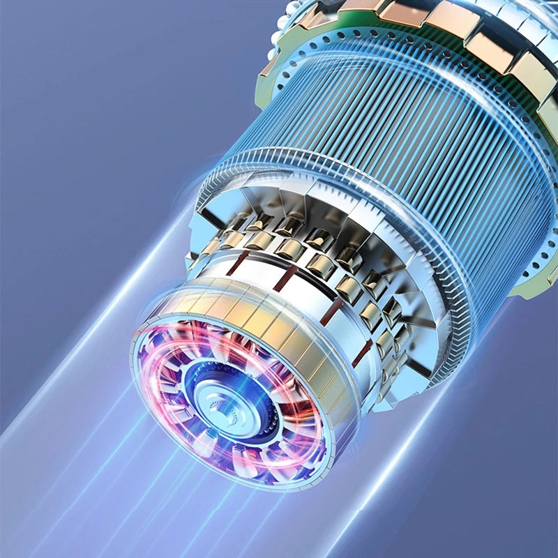 XIAOMI 2025 Neck Fan USB Rechargeable Cooling Fan 5 Speed Adjustable Neck Cooler Digital Display Bladeless Neckband Fan