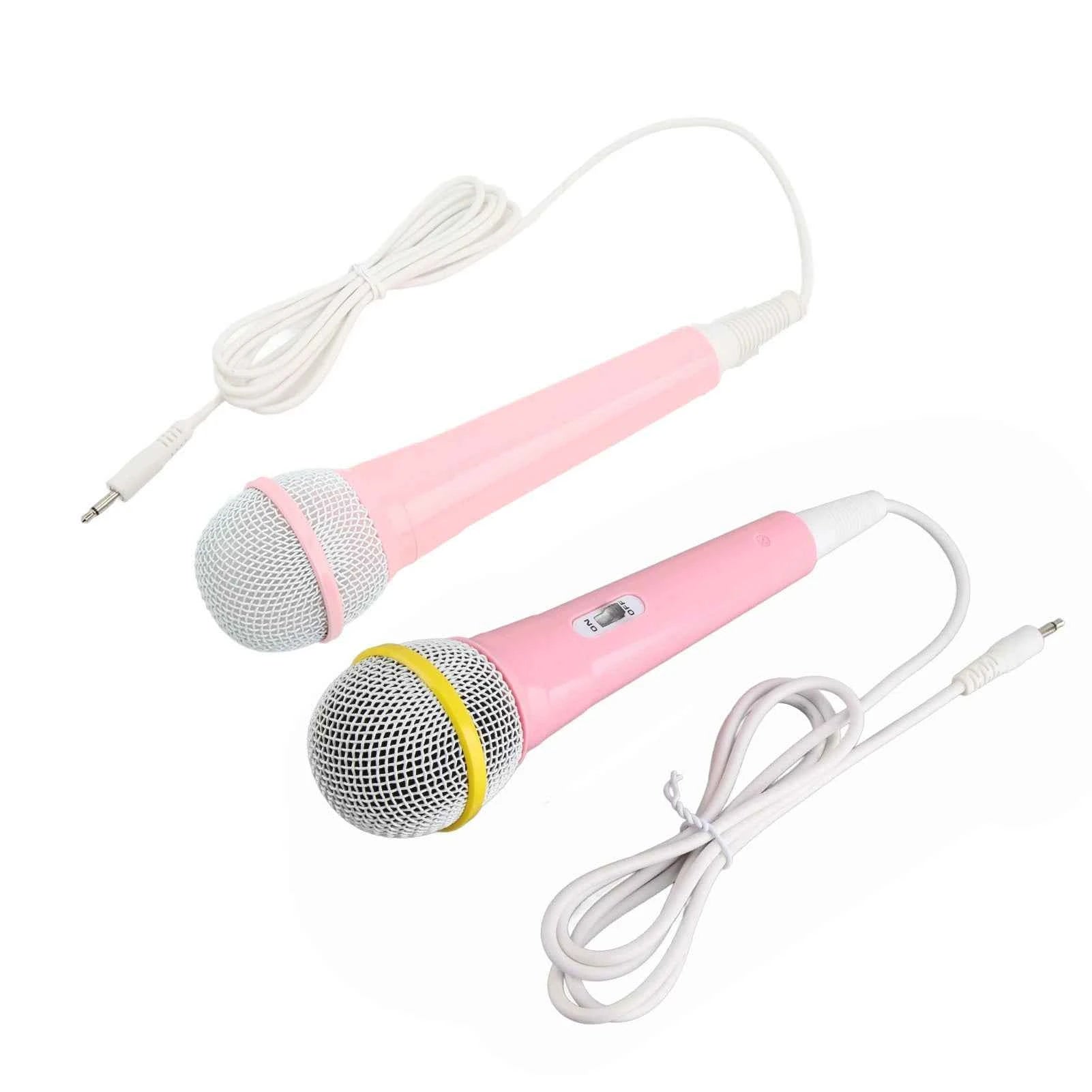 Child Singing Mic 3.5mm Plug Educational Low Distortion Clear Sound Kids Wired Microphone for Karaoke for Musical Instrument