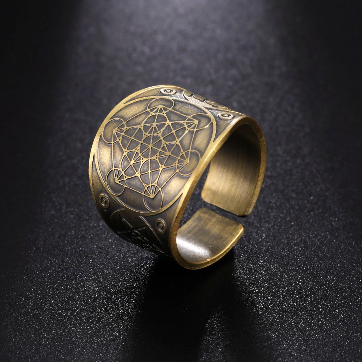 LIKGREAT Six Pointed Star Seal of Solomon Ring