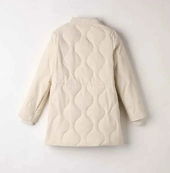 Quilted Padded Overcoat Female Coats Black Duck Down Women's Jacket Thick Padding Long Winter Promotion Offers Elegant Classy In